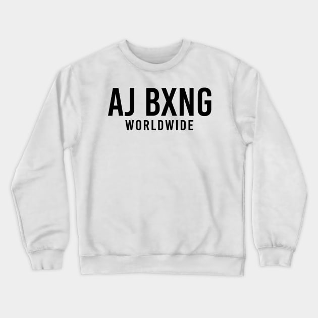 AJ BOXING Anthony Joshua Crewneck Sweatshirt by cagerepubliq